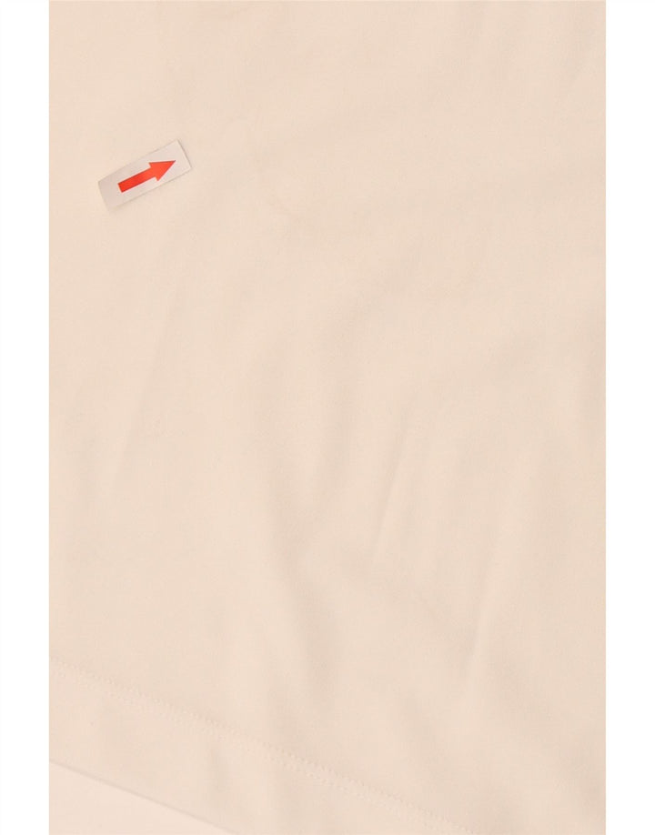 Męski T-shirt Killer Loop z zamkiem błyskawicznym, rozmiar XL, biały poliester