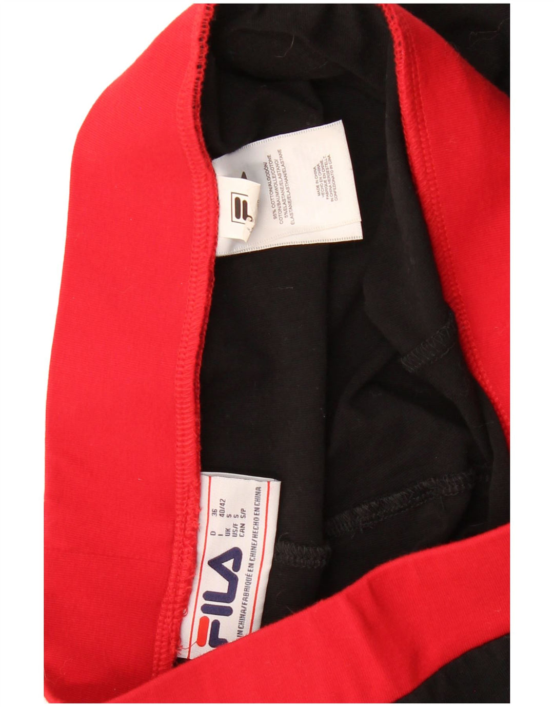 Damskie legginsy Fila Graphic UK 8 Small, czarne, bawełniane