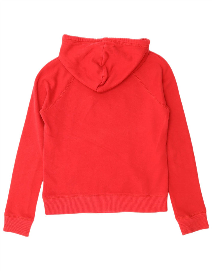 Damski sweter z kapturem HOLLISTER UK 6 XS, czerwony, bawełniany
