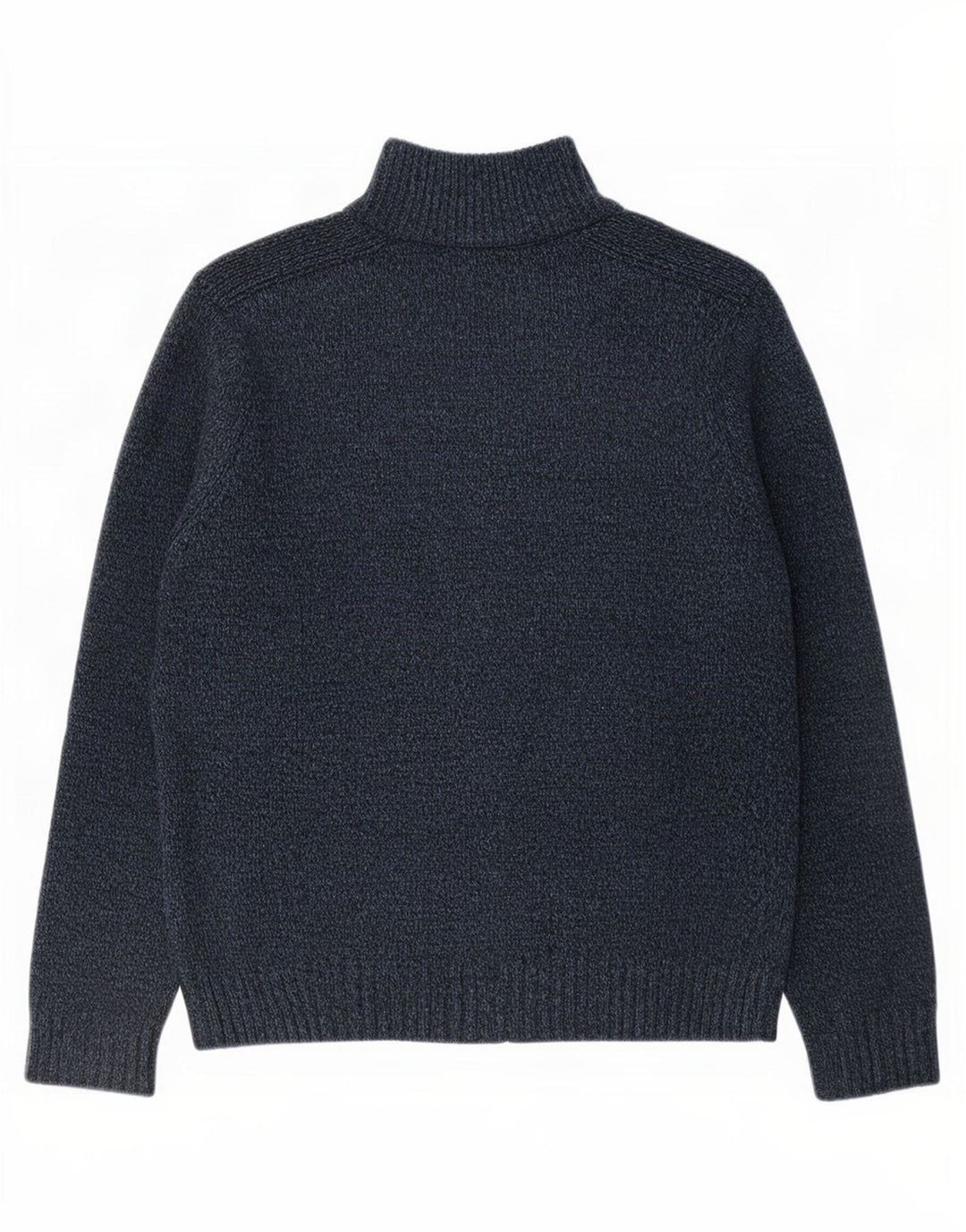 Marks & Spencer Męski sweter rozpinany na zamek, duży, szary, nakrapiany akryl