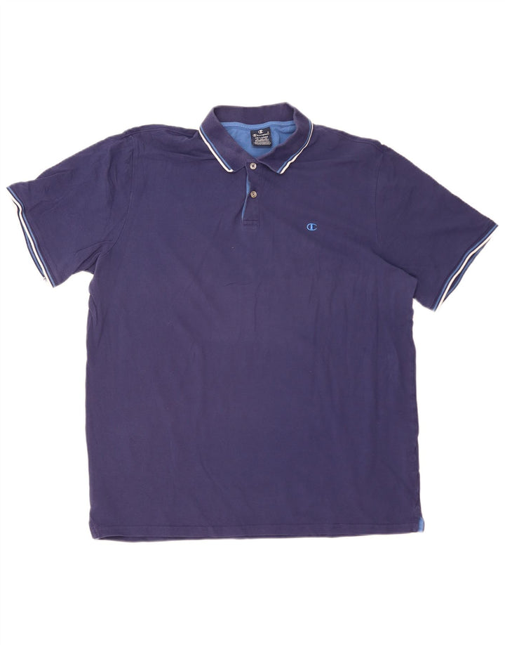 Męska koszulka polo CHAMPION 4XL, granatowa, bawełniana