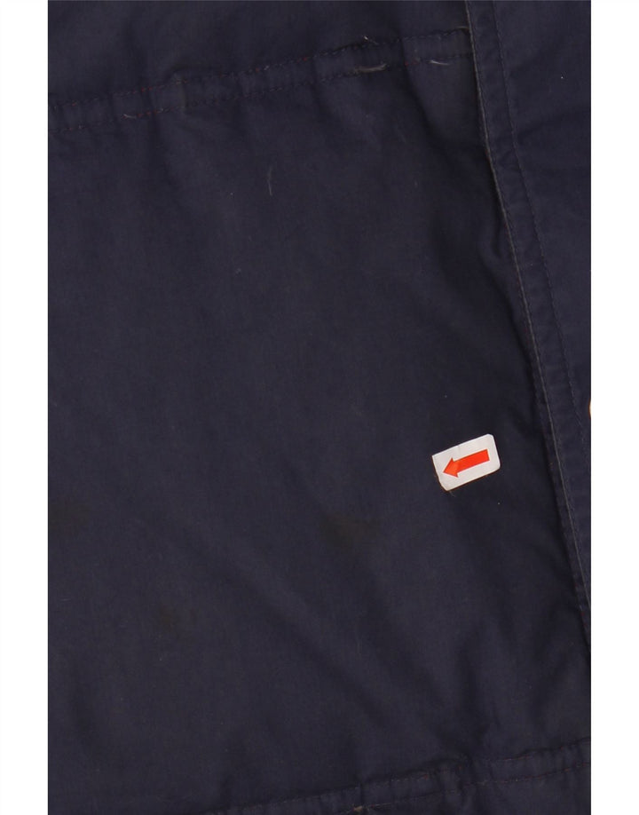 LOTTO Mens Loose Fit Reversible Padded Jacket UK 38 Medium Navy Blue