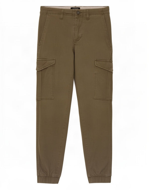 Męskie spodnie cargo Jack & Jones Marco Slim Joggers W30 L30 Khaki Cotton