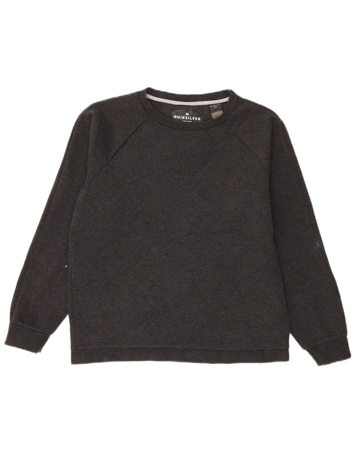 Męska bluza Quiksilver Sweter Średni szary, nakrapiany poliester