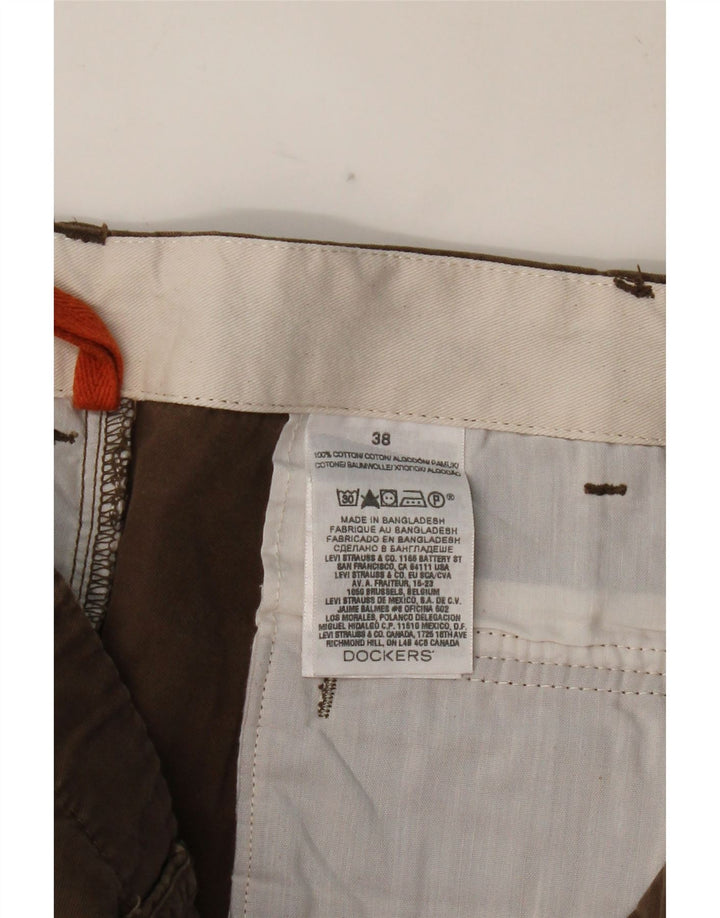 DOCKERS Mens Cargo Shorts W38 XL Brown Cotton Vintage Dockers and Second-Hand Dockers from Messina Hembry 