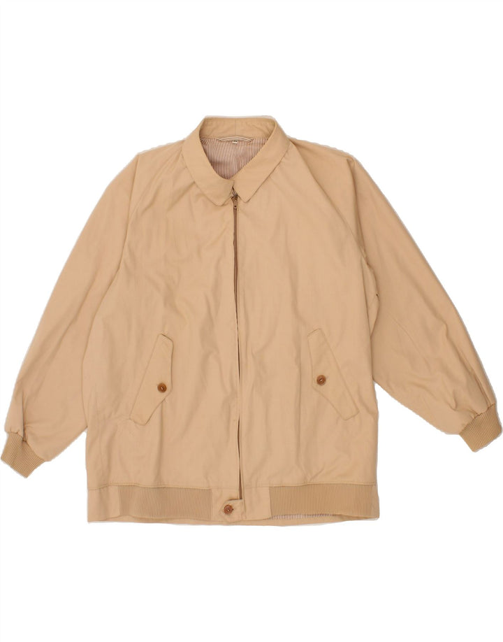 SPORTMAN Mens Bomber Jacket IT 54 2XL Beige Vintage Sportman and Second-Hand Sportman from Messina Hembry 
