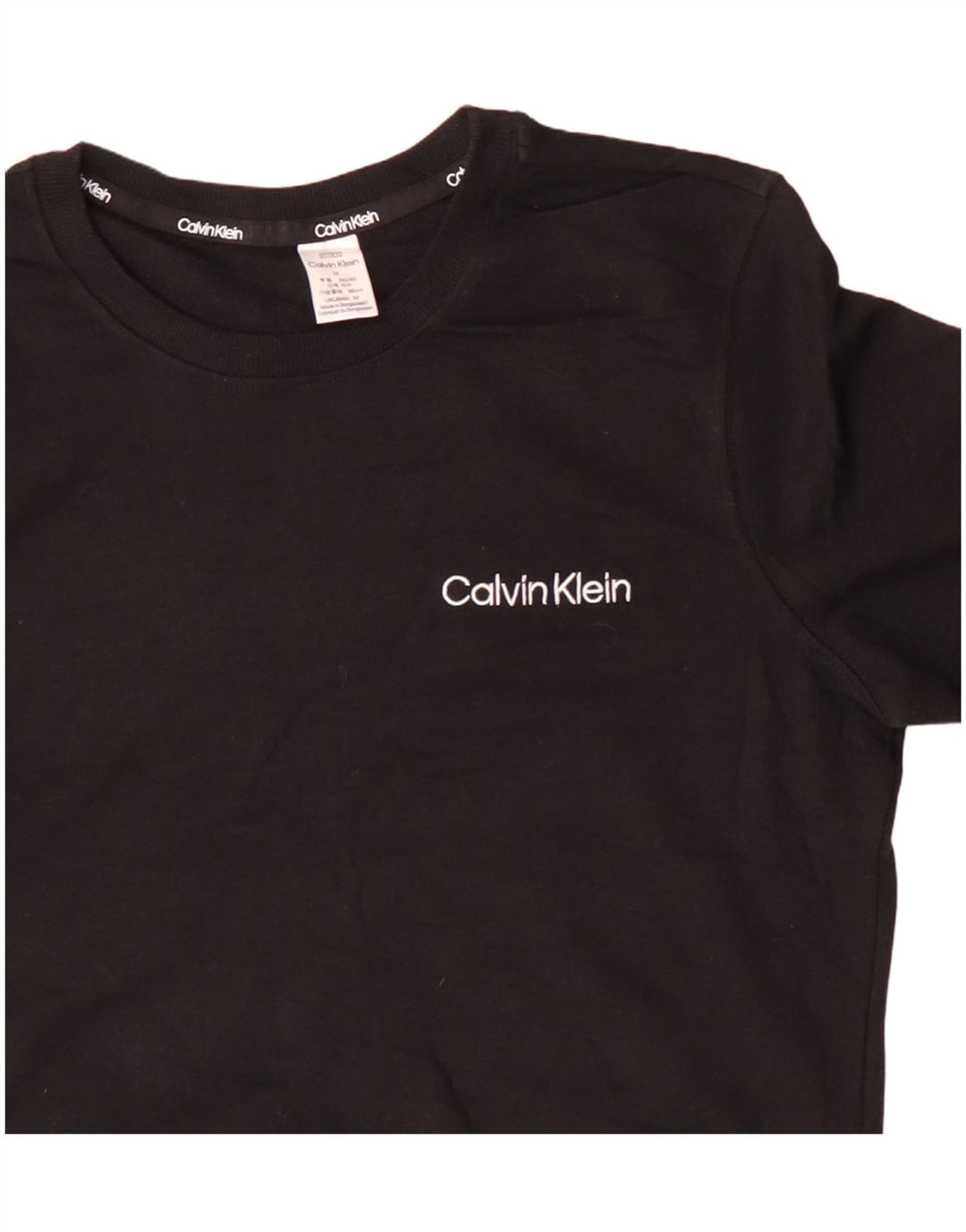 Damski sweter CALVIN KLEIN UK 14, średni czarny, bawełniany