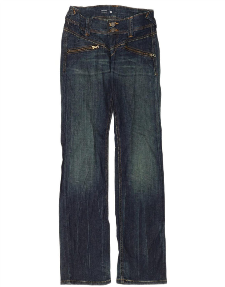 Damskie proste dżinsy Levi's W26 L32 niebieskie