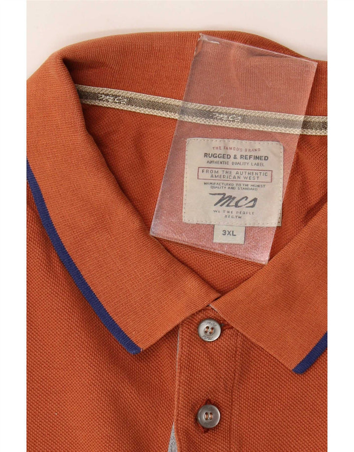 Męska koszulka polo Marlboro Classics 3XL w brązowe paski