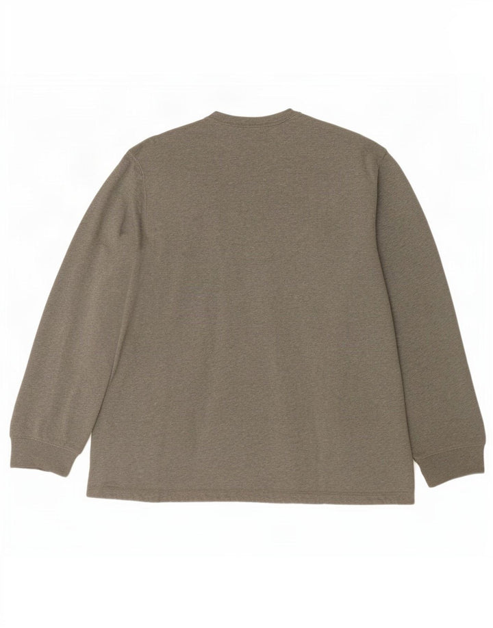 Męska bluza z grafiką Dkny, duża, szara bawełna
