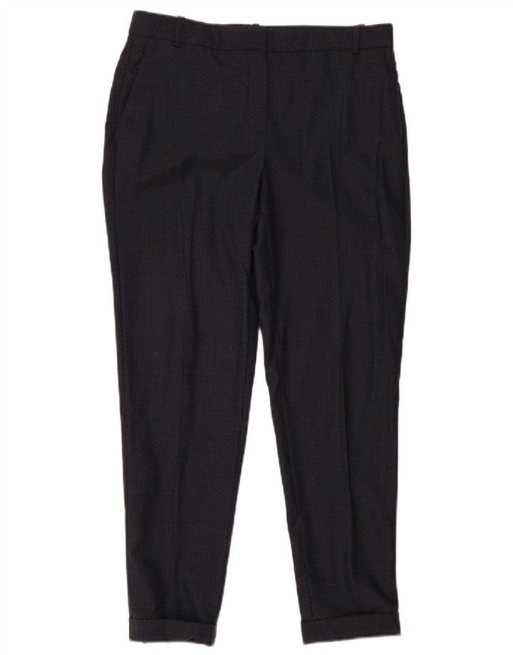Spodnie garniturowe damskie Massimo Dutti EU 38 Small W28 L26 Granatowe w cętki