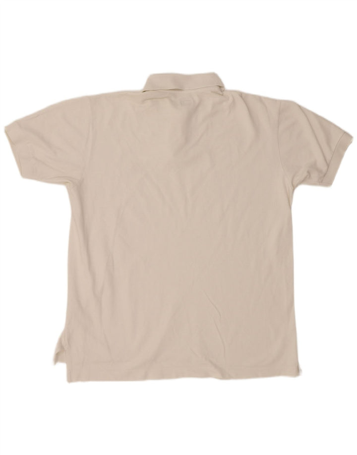 Męska koszulka polo Calvin Klein, duża, biała, bawełniana