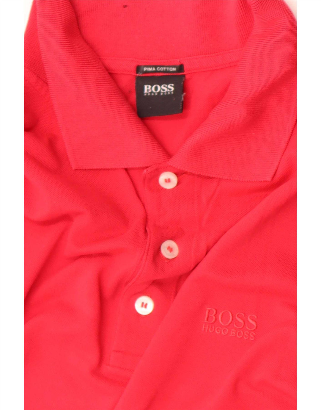 Męska koszulka polo Hugo Boss, duża, czerwona