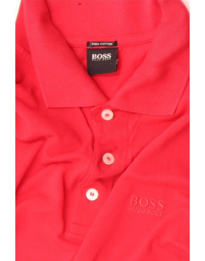 Męska koszulka polo Hugo Boss, duża, czerwona