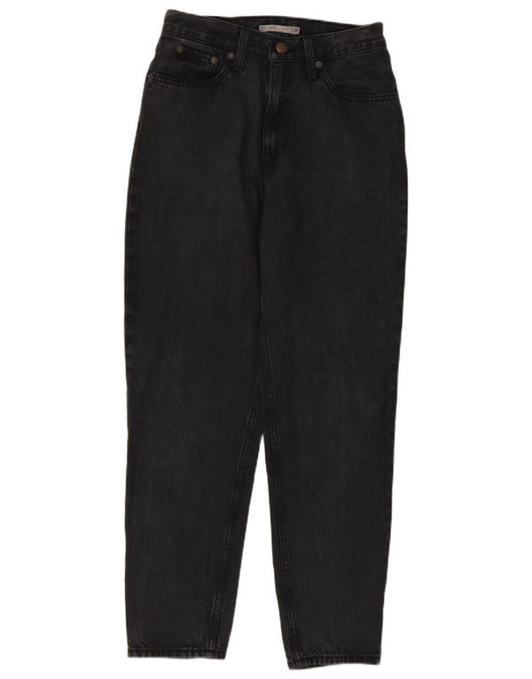 Damskie dżinsy Levi's Mom Tapered W26 L28 Szara bawełna Lata 80-te