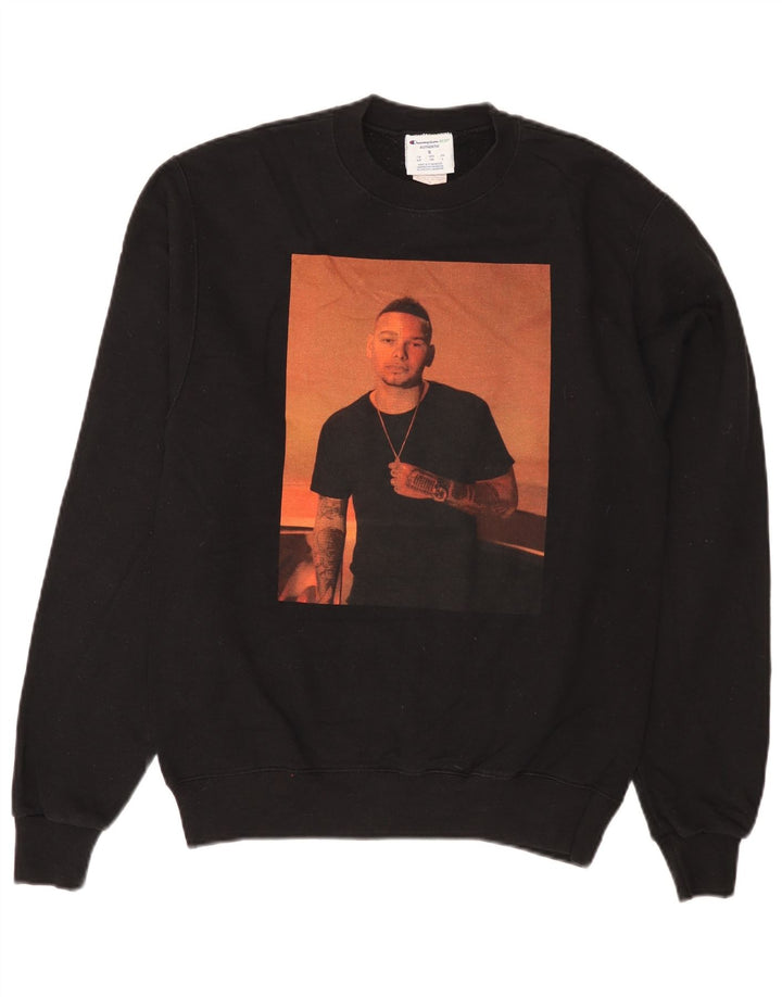 Męska bluza Champion Kane Brown z grafiką, mała, czarna, bawełniana