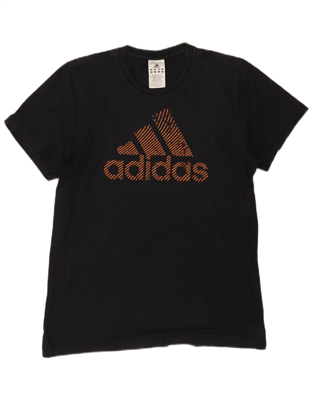Męska koszulka z grafiką Adidas, średnia, czarna bawełna