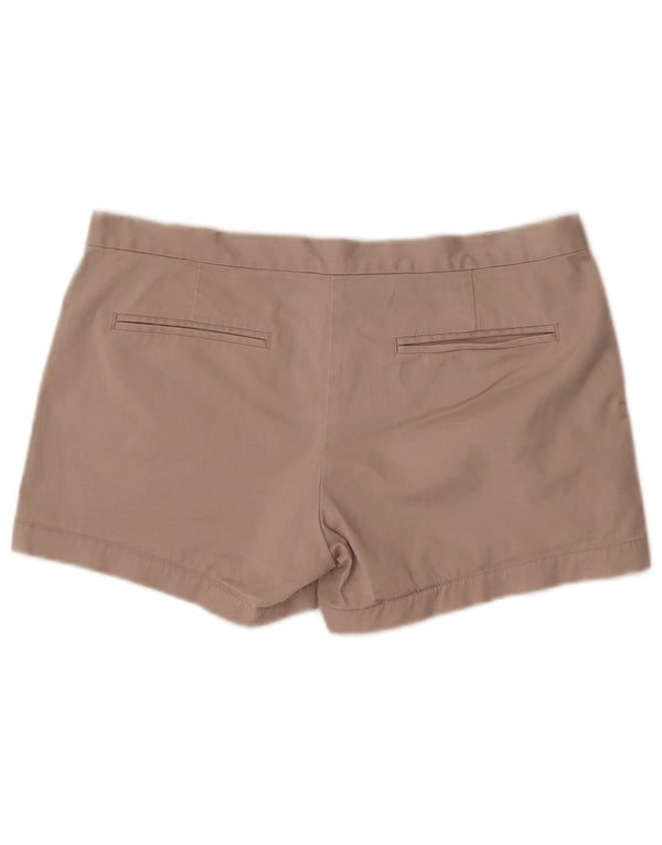 Damskie spodenki chino Armani Exchange z niskim stanem US 8 Medium W32, beżowa bawełna