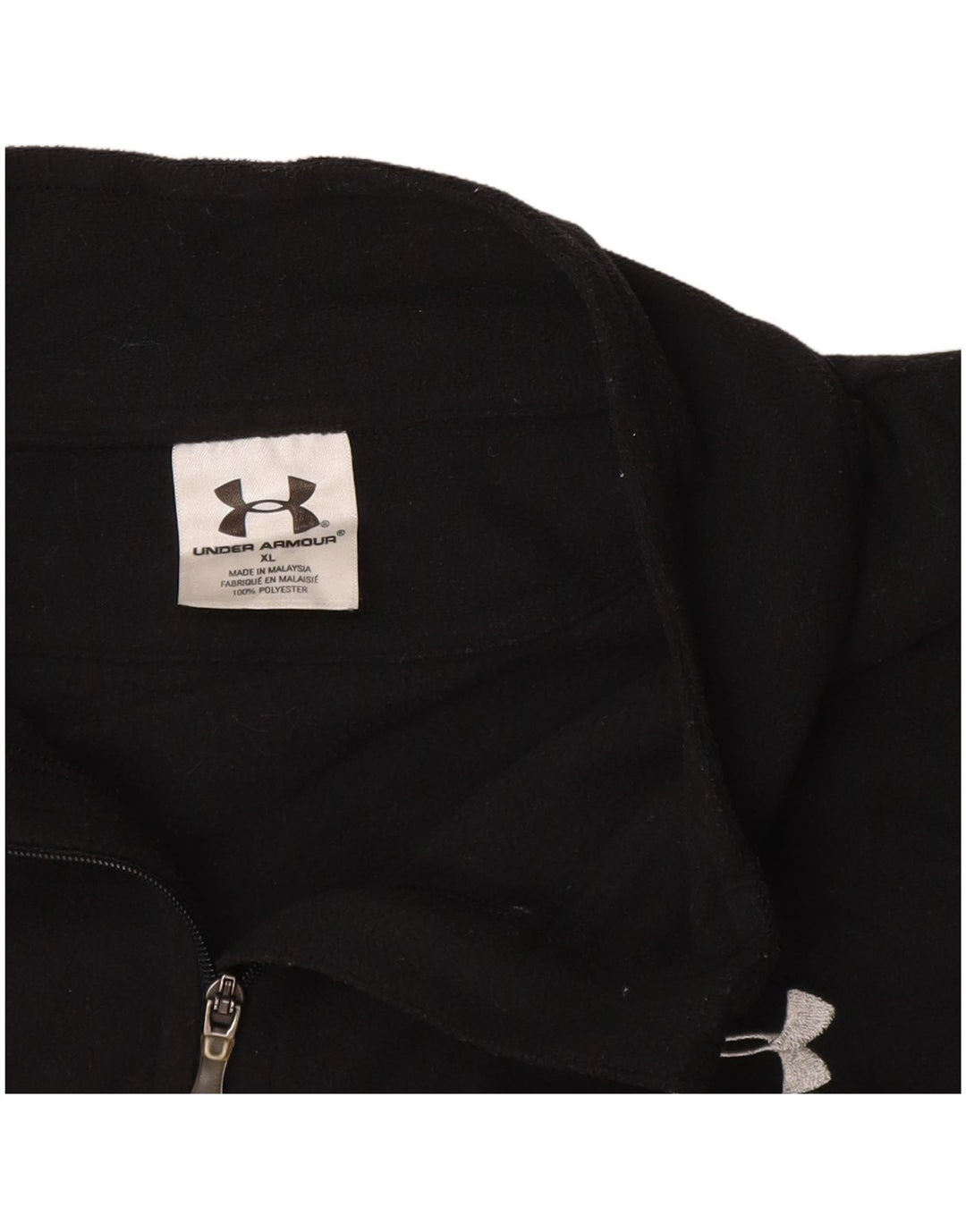 Damski top dresowy UNDER ARMOUR z zamkiem błyskawicznym, UK 18 XL, granatowy