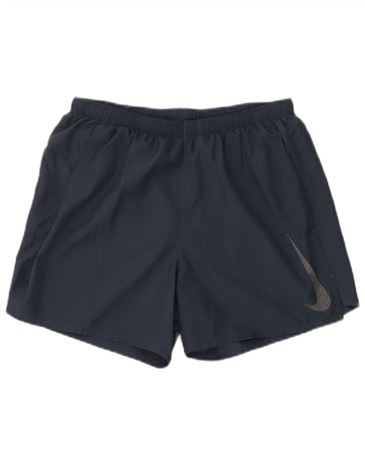 Męskie spodenki sportowe Nike Dri Fit, średni granatowy poliester