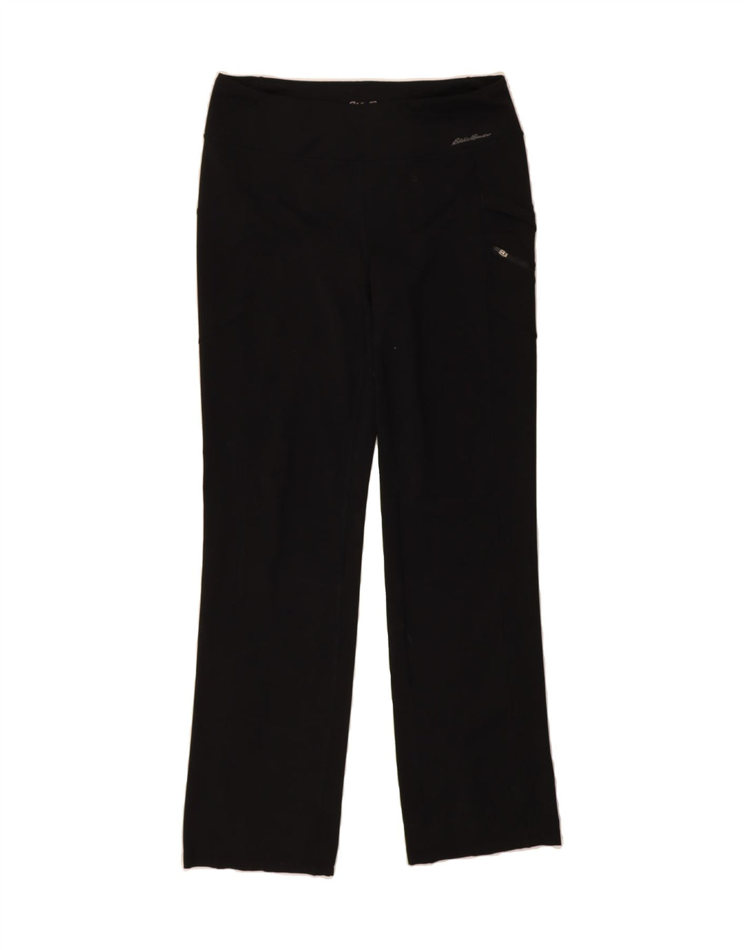 EDDIE BAUER Womens Tracksuit Trousers UK 16 Large  Black Polyester Vintage Eddie Bauer and Second-Hand Eddie Bauer from Messina Hembry 