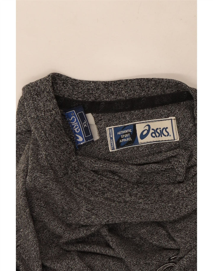 Męska koszulka T-shirt Asics XL, szara, nakrapiana