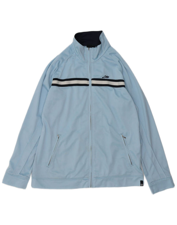 Damska kurtka dresowa Lotto UK 20 2XL niebieska