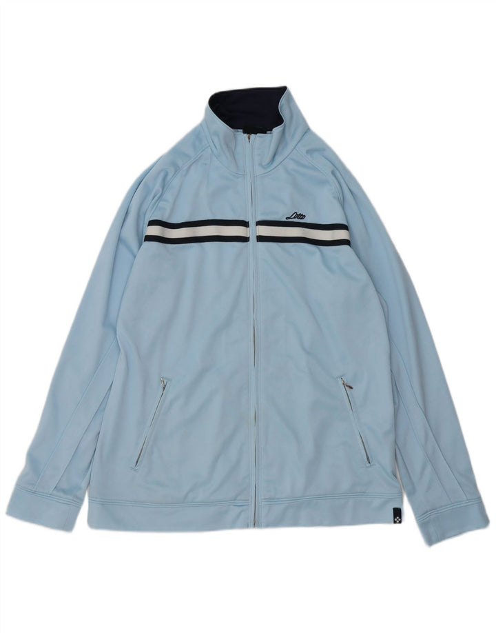 Damska kurtka dresowa Lotto UK 20 2XL niebieska