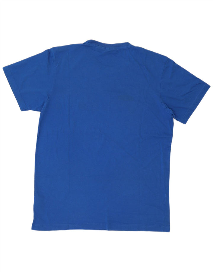 Męska koszulka Fila Regular Graphic Top XL, niebieska bawełna