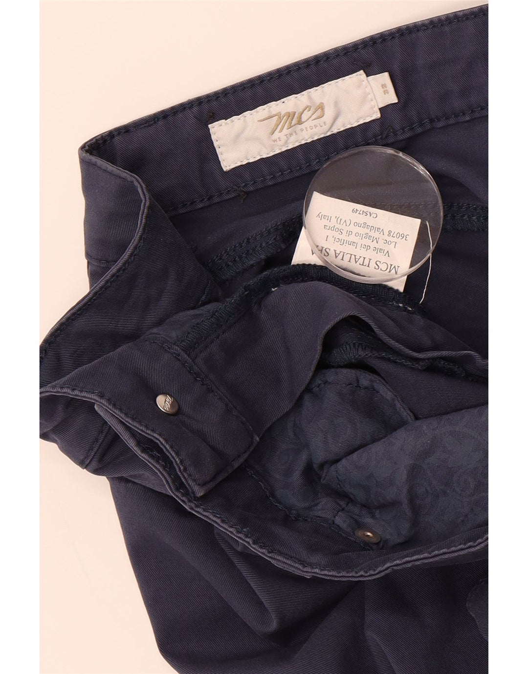 Mens Straight Casual Trousers W32 L30