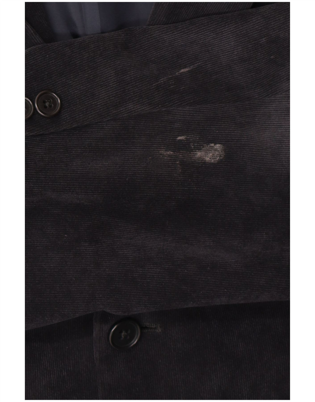 Armani Collezioni Męska marynarka sztruksowa zapinana na 2 guziki IT 58 3XL granatowa