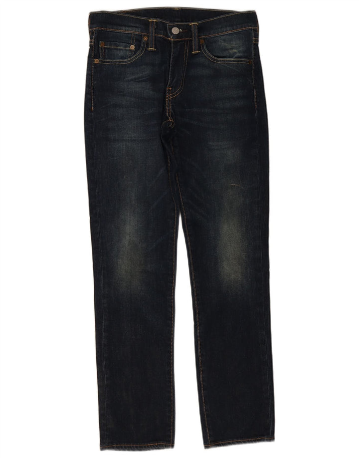 Męskie jeansy Levi's 511 Slim W28 L30 Granatowa bawełna