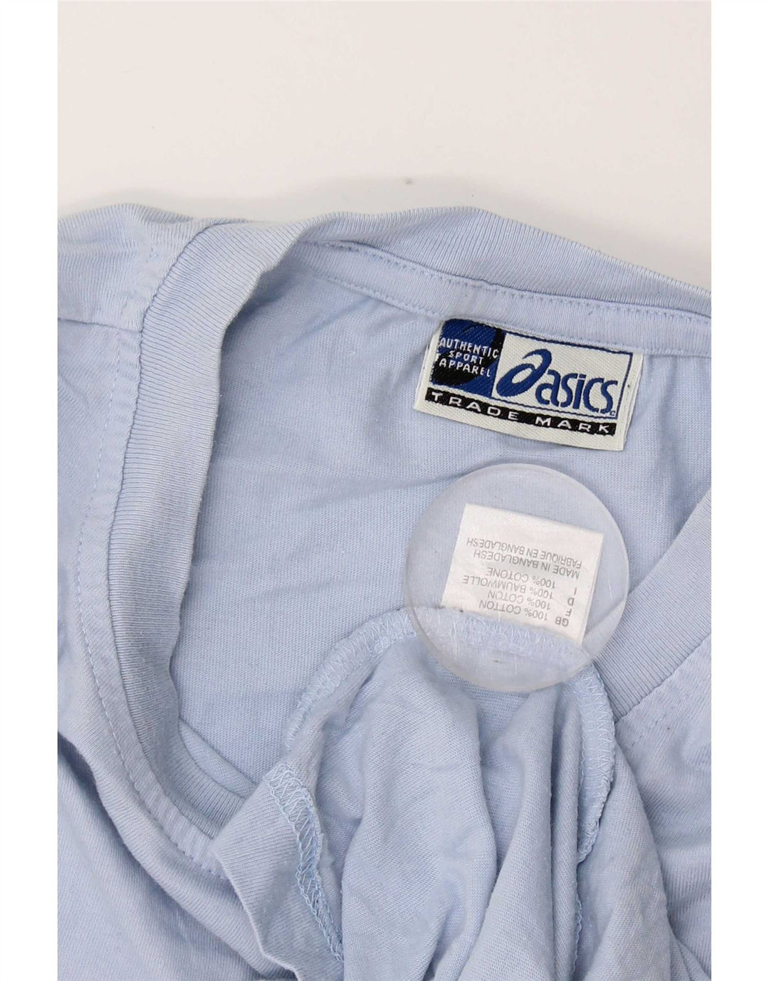 Męska koszulka Asics Top XL, bawełniana w niebieskie paski