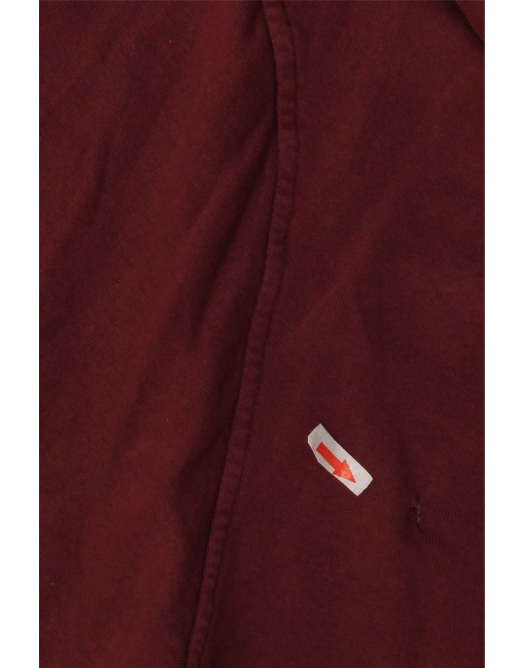 Damski sweter oversize z kapturem Pull & Bear, UK 14, średni burgund