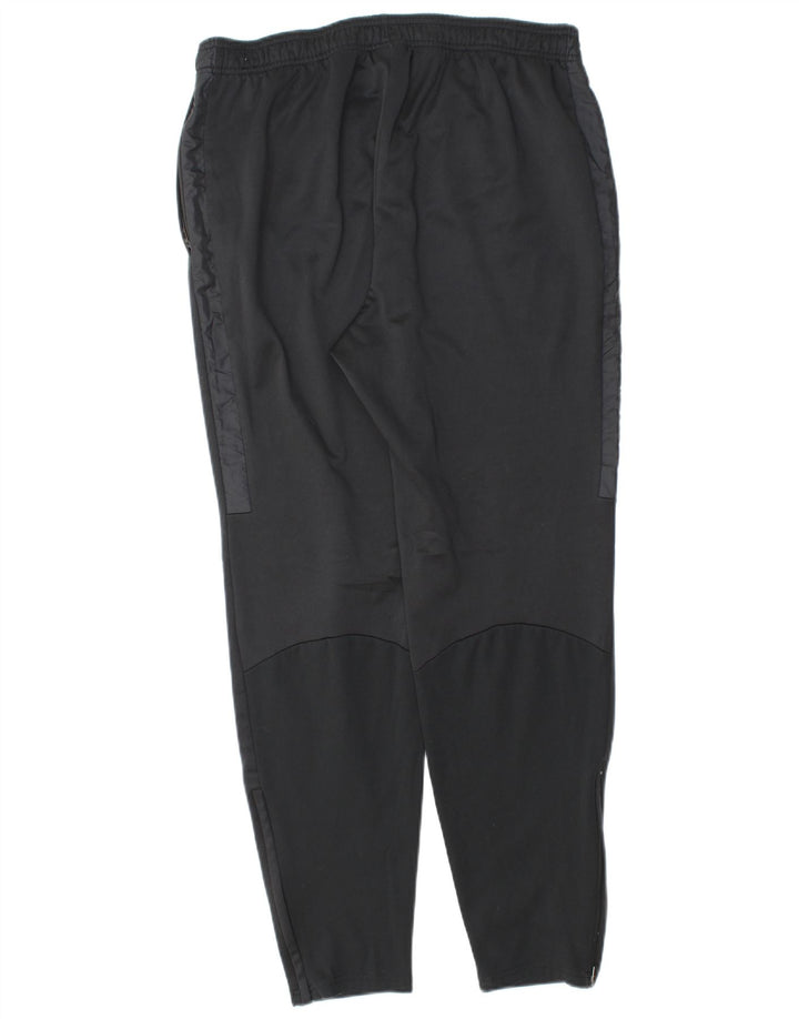 Męskie spodnie dresowe Nike Dri Fit, duże, czarne, poliestrowe