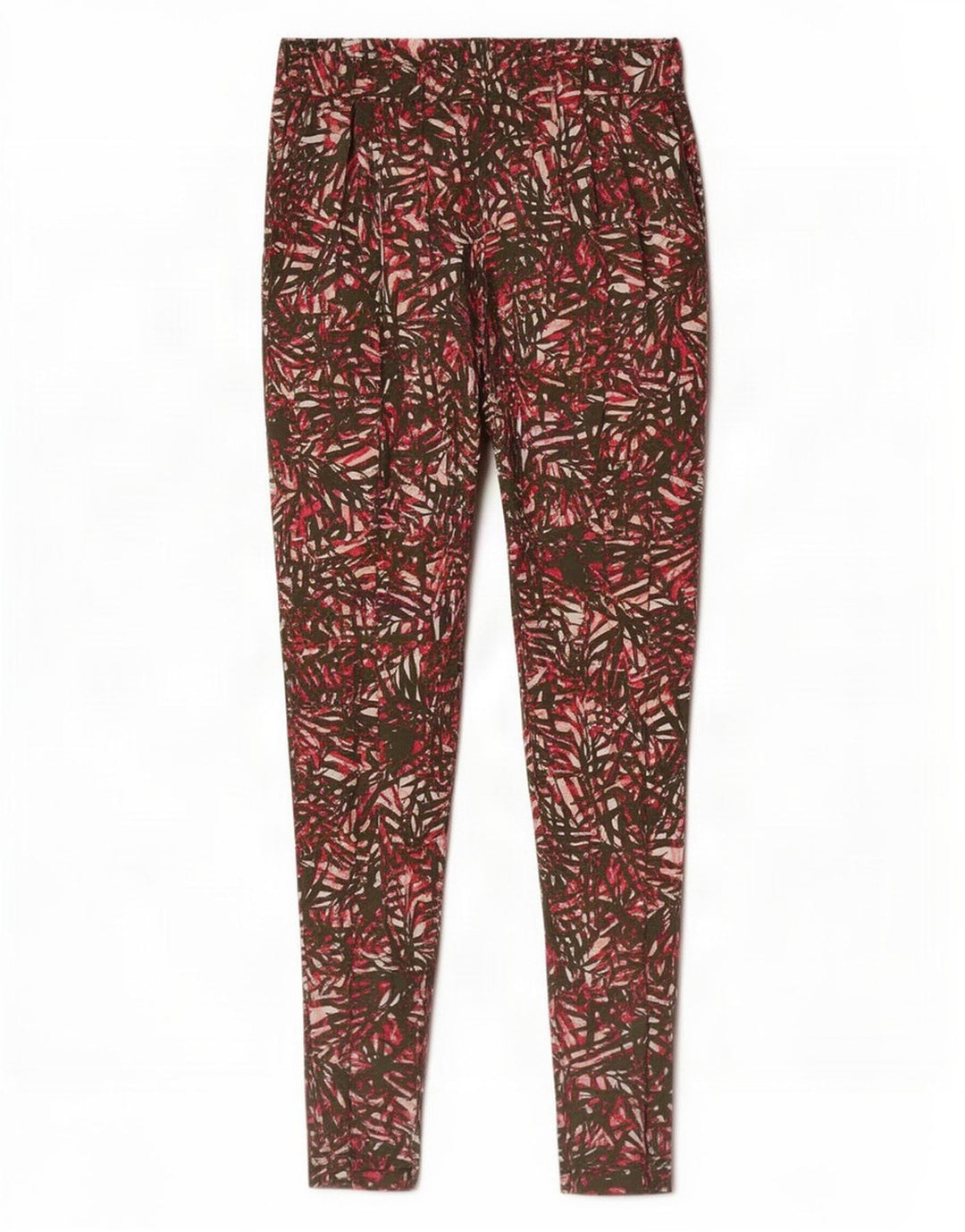 Legginsy damskie Marks & Spencer UK 12 Średnie wielobarwne kwiatowe wiskozy