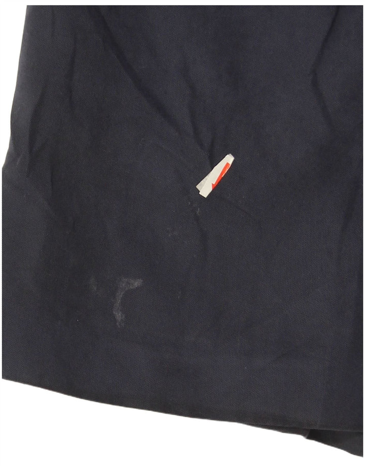 VINTAGE Womens Pegged Chino Shorts IT 44 Medium W27 Navy Blue Viscose