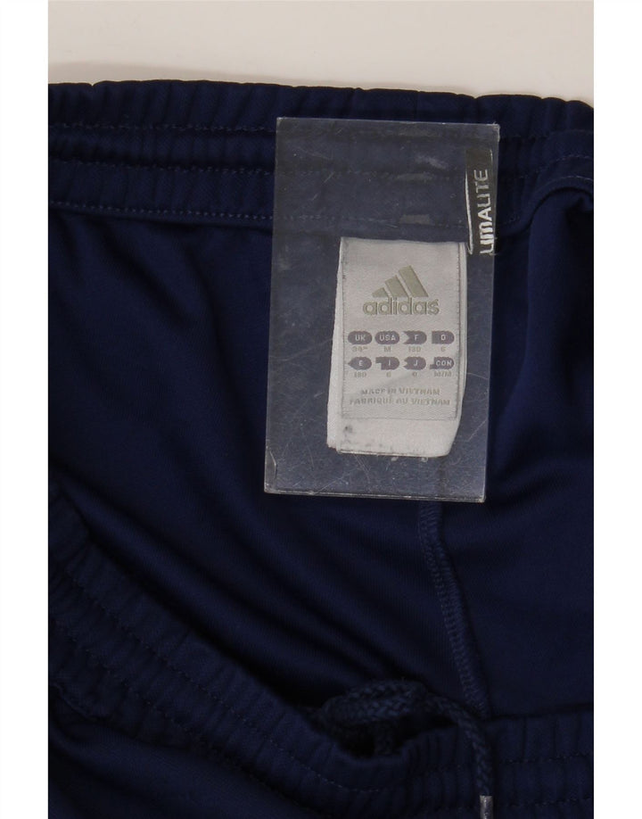 Męskie spodenki sportowe Adidas Climalite, średni granatowy poliester
