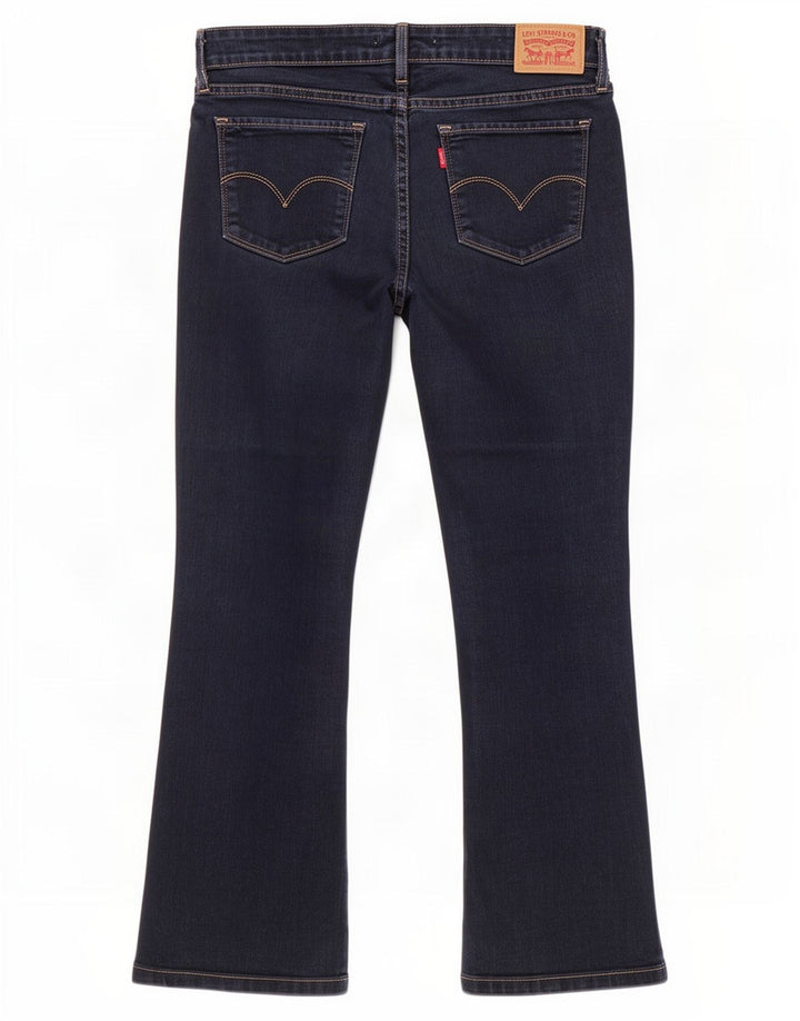 Damskie dżinsy Levi's 715 Bootcut W28 L26 Granatowa bawełna