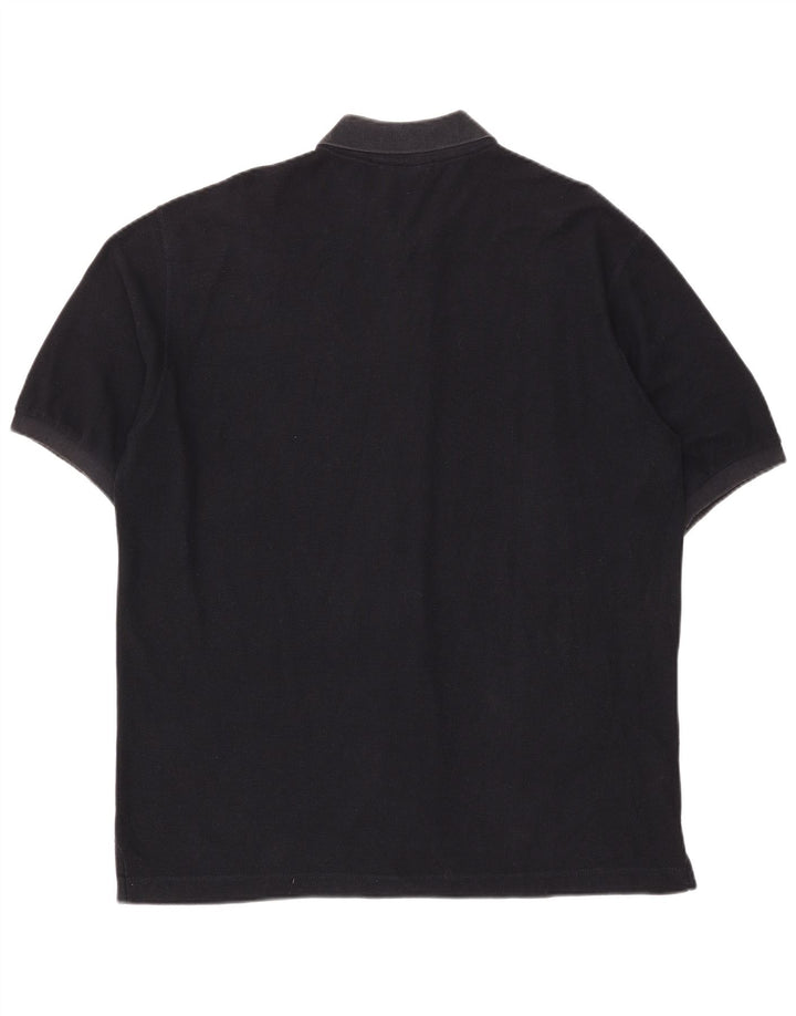 AUSTRALIJSKA L'ALPINA Męska koszula z krótkim rękawem IT 54 XL, granatowa, bawełniana