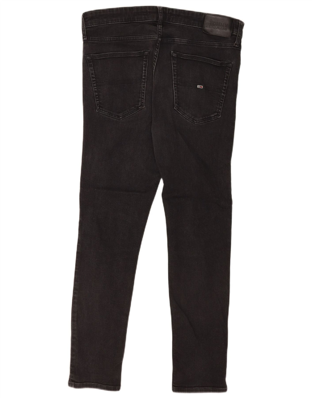 Męskie jeansy slim fit Tommy Hilfiger W34 L29 Czarna bawełna