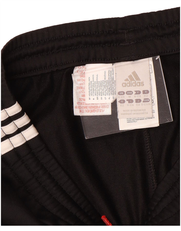 Chłopięce spodnie dresowe ADIDAS Joggers 11-12 lat, czarne, z blokami kolorów