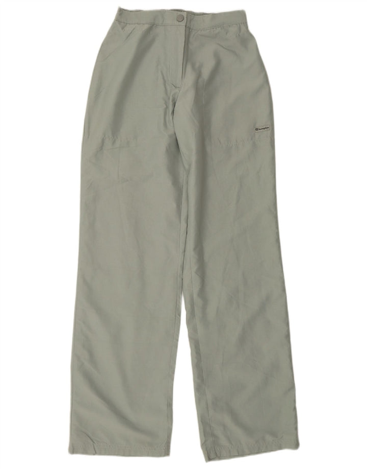 Damskie spodnie wiatrówkowe Champion UK 8, małe, szare, poliestrowe