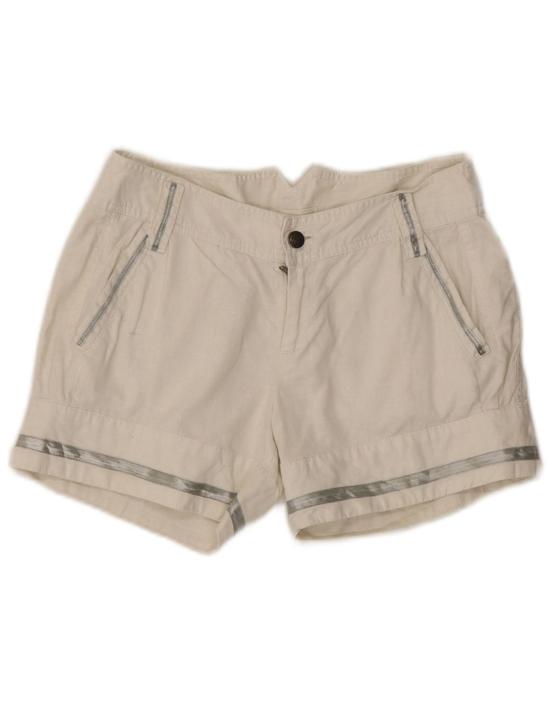 Damskie spodnie Diesel W28 Medium White Linen