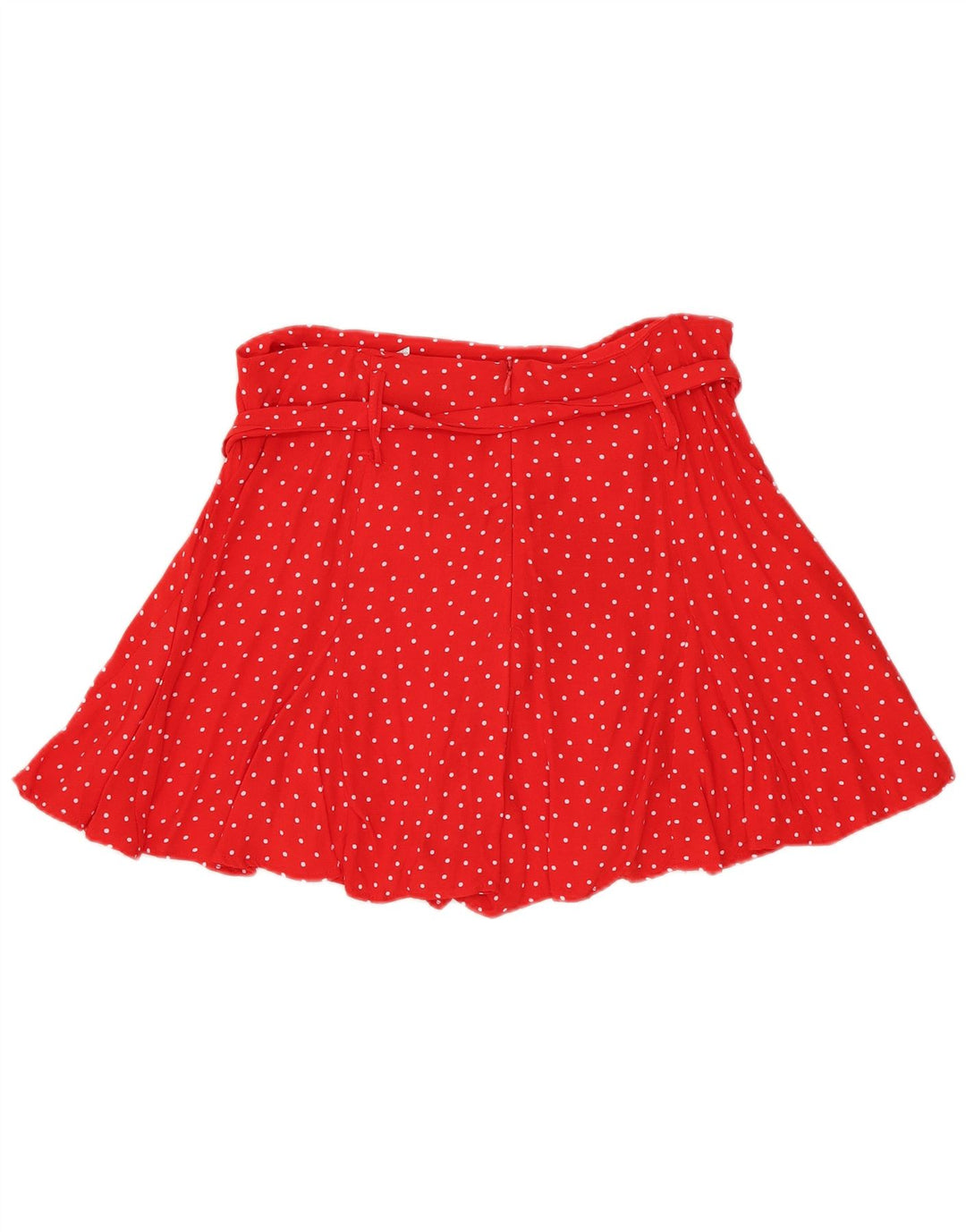 Damska spódniczka mini Zara Medium W28 Red Spotted Wiskoza