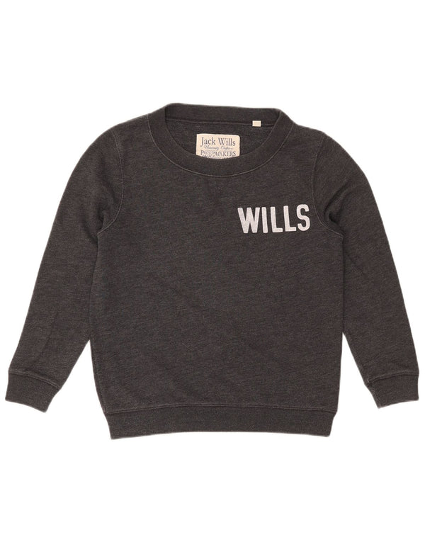Damski sweter oversize JACK WILLS Graphic UK 8 Small Grey