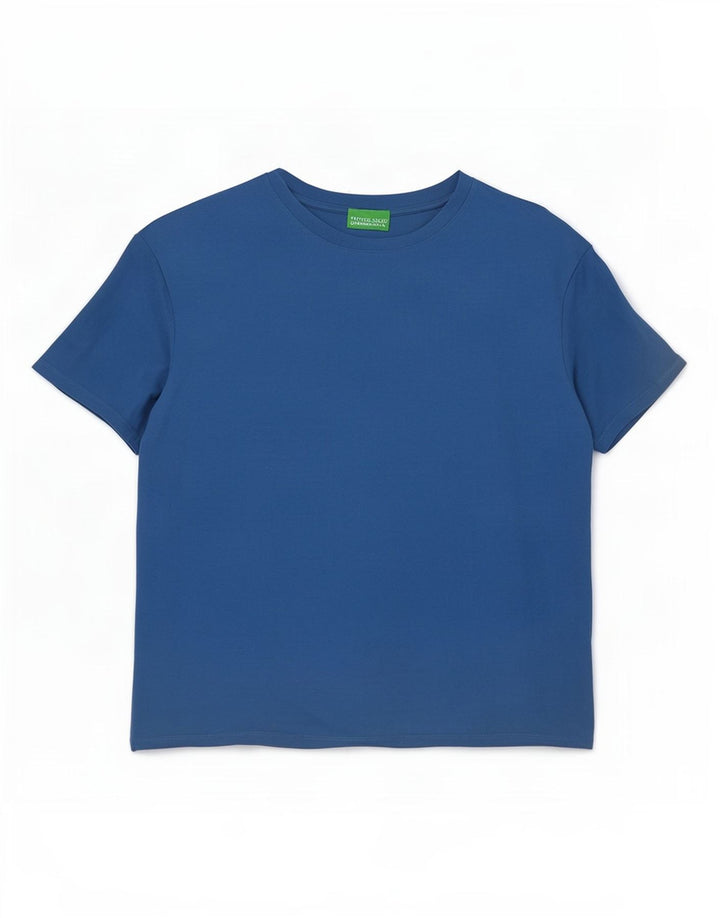 T-shirt damski Benetton Top UK 16, duży, niebieski