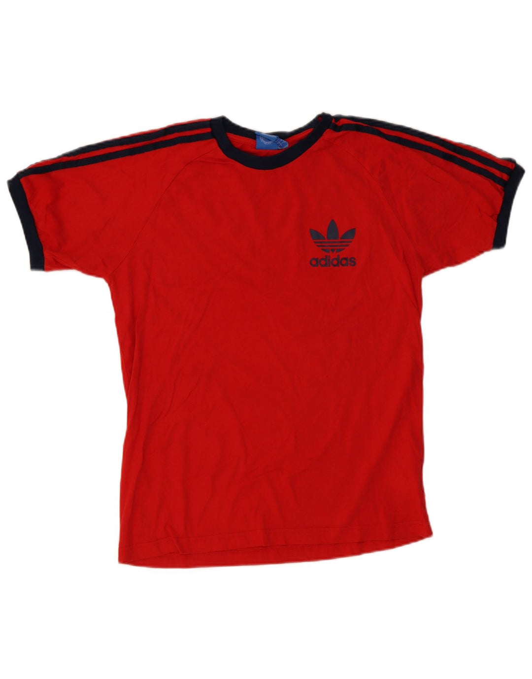 T-shirt damski ADIDAS Top UK 16, duży, czerwony, bawełniany