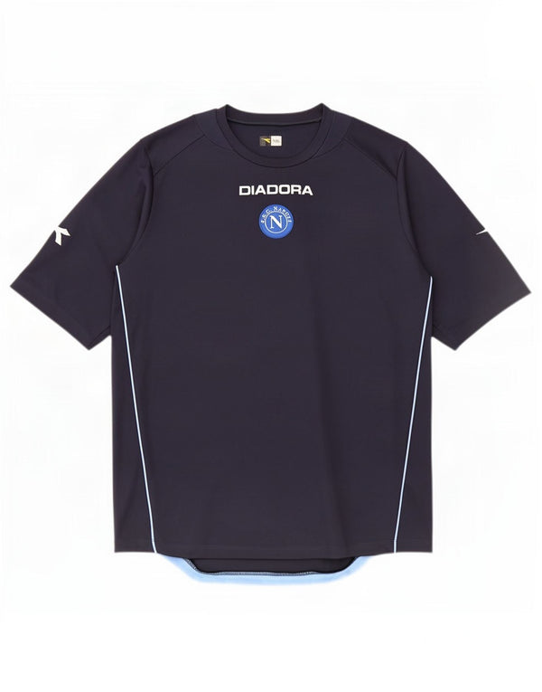 Męska koszulka z grafiką Diadora Top 2XL Granatowy poliester