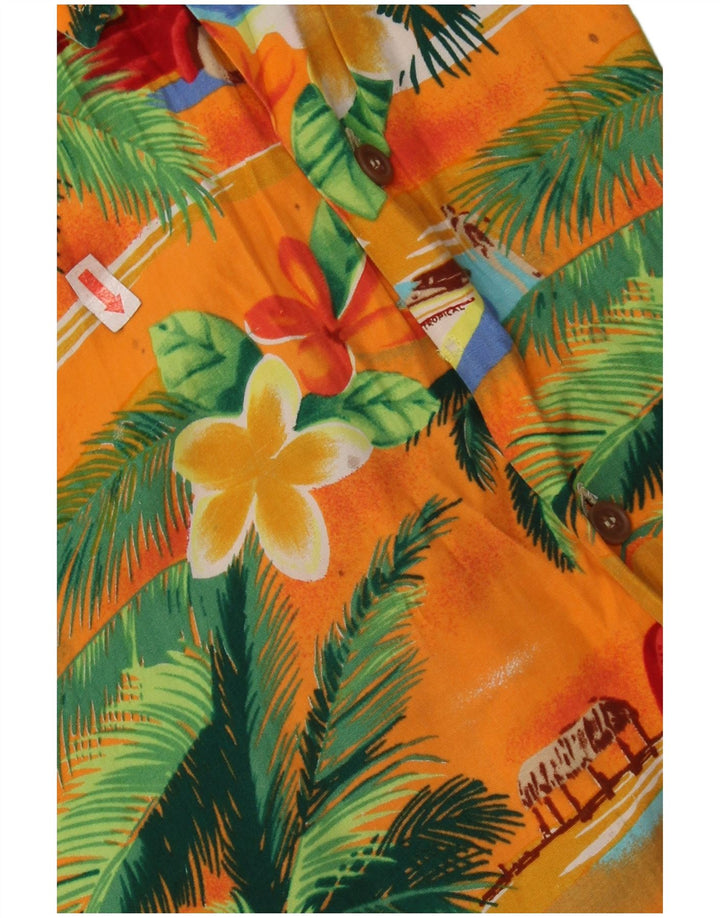 PETER ELLIOT Męska koszula z krótkim rękawem, duża, wielobarwna, w kwiaty, hawajska